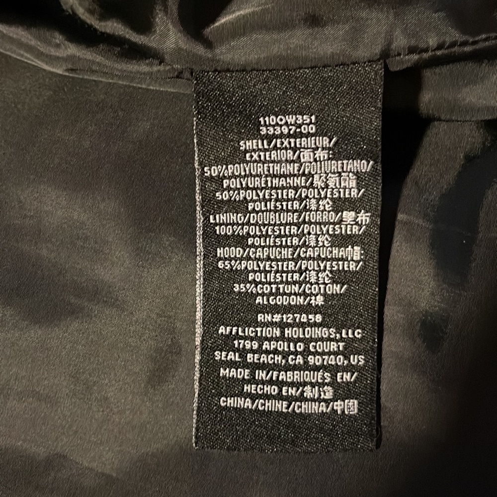 Authentic Affliction Riding Jacket Limited Edition - XL - Picture 8 of 9